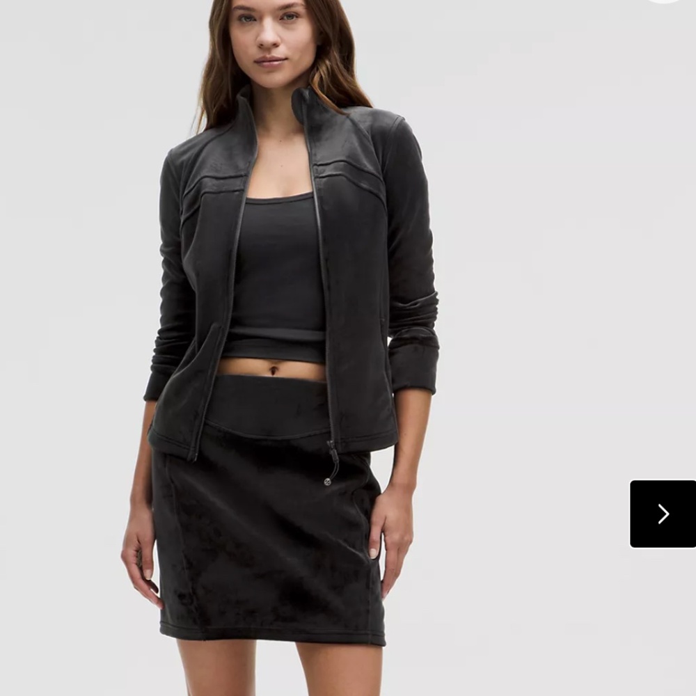 Lululemon Define Jacket Velvet Black Size 8 New with tags
